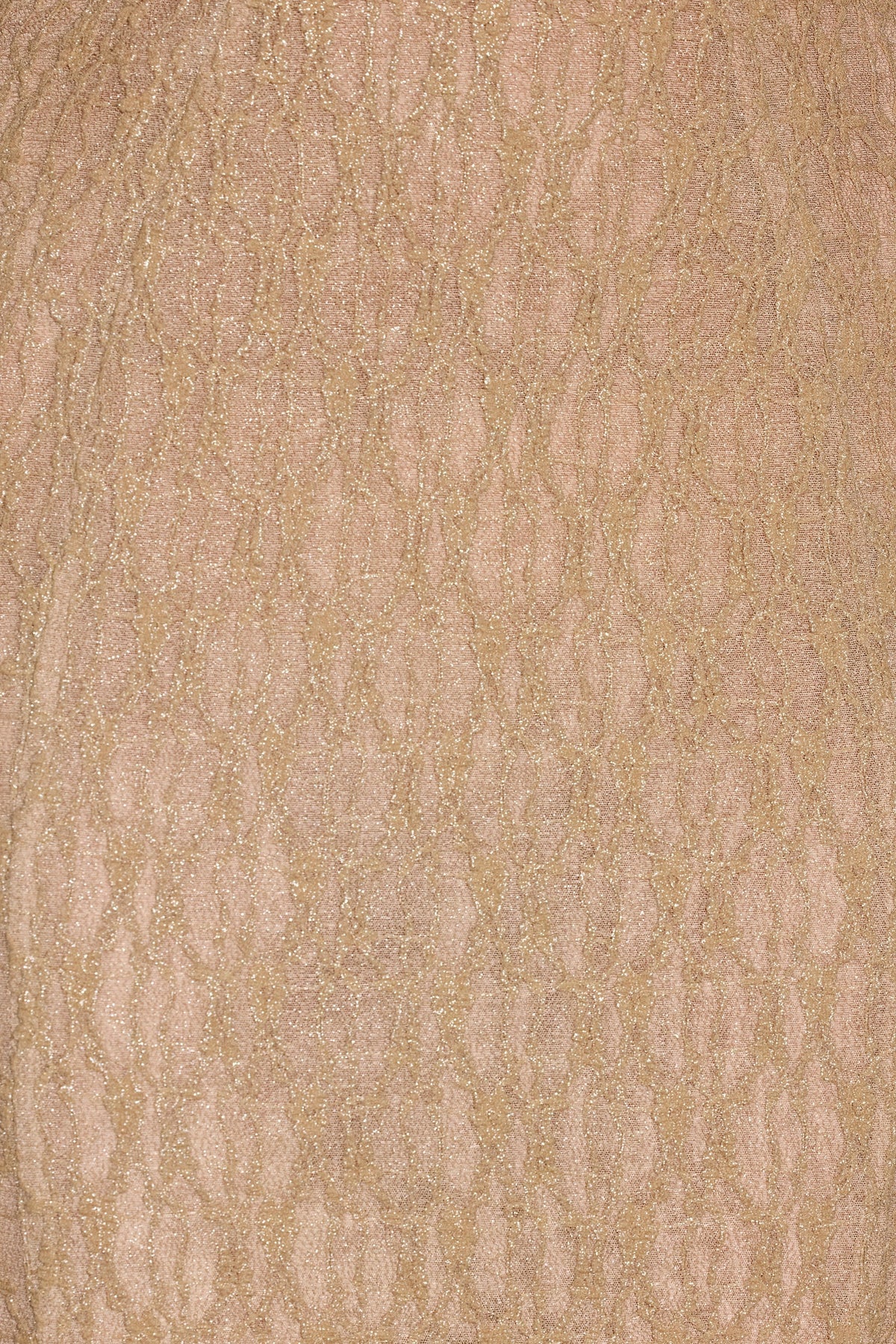 Metallic Lace Godet Fishtail Gown in Gold – view 10