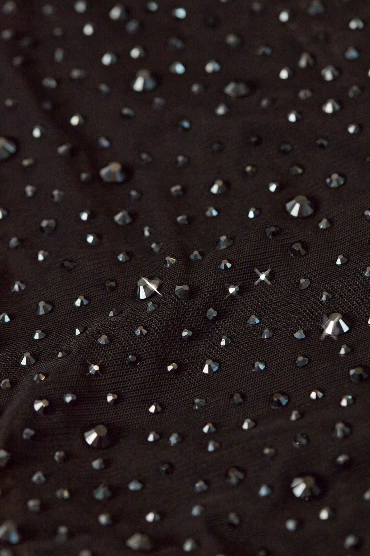 Embellished Cut-Out Mini Dress in Black – view 4