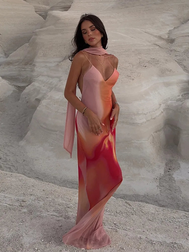 Chic Satin Strap Dress