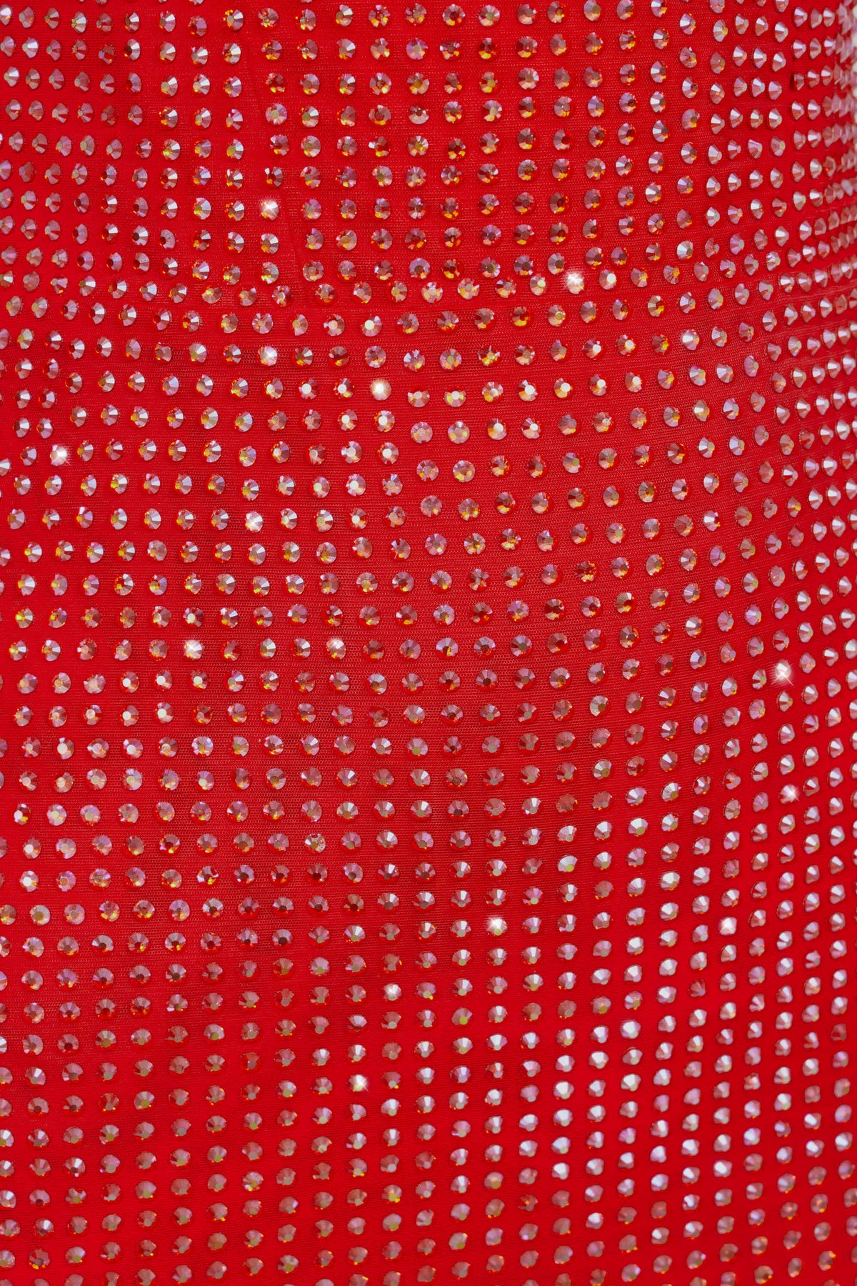 Embellished Sweetheart Corset Mini Dress in Fire Red – view 4